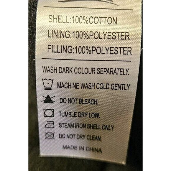 Urban Outdoor Mens Black Canvas Coat Hooded Size Xl Nwt - Picture 4 of 7